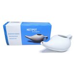Neti pot aardewerk wit Ayurveda Health 1st
