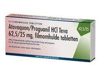 ATOVAQUON/PROGUANIL TEVA TABLET FILMOMH 250/100MG
