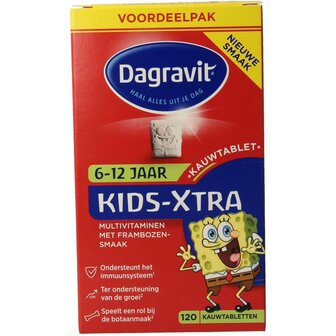 Multi kids framboos 6-12 jaar Dagravit 120kt