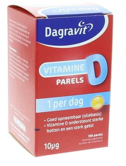 Vitamine D pearls 400IU Dagravit 100st