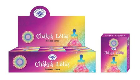 Kegelwierook chakra lotus Green Tree 10st