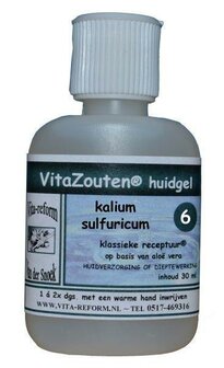 Kalium sulfuricum huidgel Nr. 06 Vitazouten 30ml