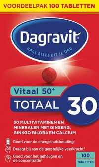 Totaal 30 Vitaal 50+ Dagravit 100tb