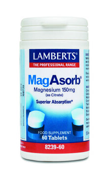 MagAsorb (magnesium citraat) 150mg Lamberts 60tb