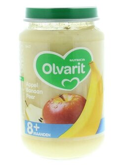 Appel banaan peer 8M57 Olvarit 200g