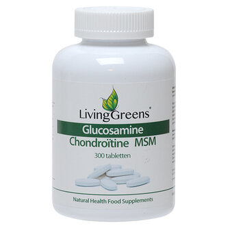 Glucosamine chondroitine MSM Livinggreens 300tb