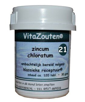 Zincum muriaticum VitaZout Nr.21 Vitazouten 120tb