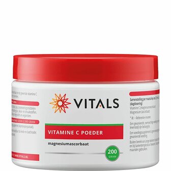 Vitamine C poeder magnesiumascorbaat Vitals 200g