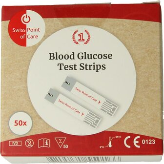 Extra glucose teststrips Swiss Point 50st