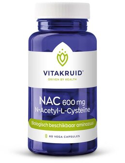 NAC 600 mg N-Acetyl-L-Cysteine Vitakruid 60vc