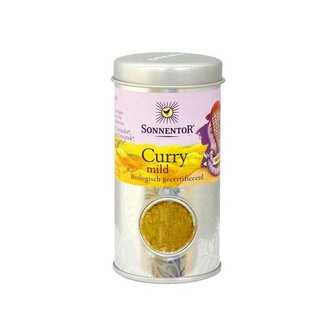 Curry mild metalen bus bio Sonnentor 45g