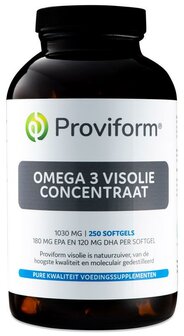 Omega 3 visolie concentraat 1000 mg Proviform 250sft