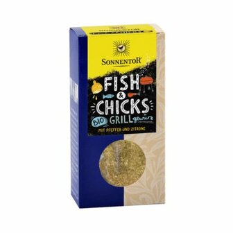 Fish &amp; chicks bbq kruiden bio Sonnentor 55g