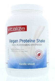 Vegan protein shake 100% plantaardig poeder Vitalize 750g