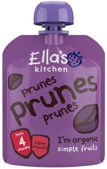 Pruimen knijpzakjes 4+ maanden bio Ella&#039;s Kitchen 70g