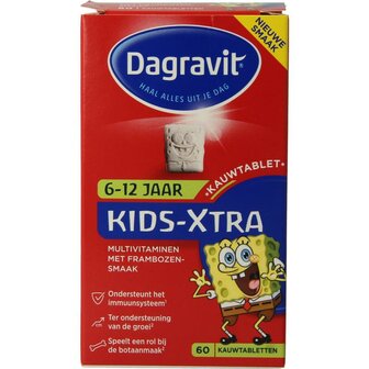 Multi kids-xtra 6-12 jaar Dagravit 60kt