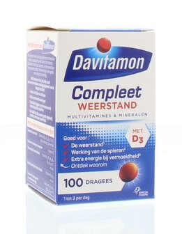 Compleet weerstand Davitamon 100drg