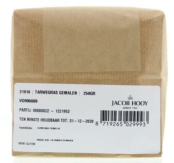 Tarwegras gemalen Jacob Hooy 250g