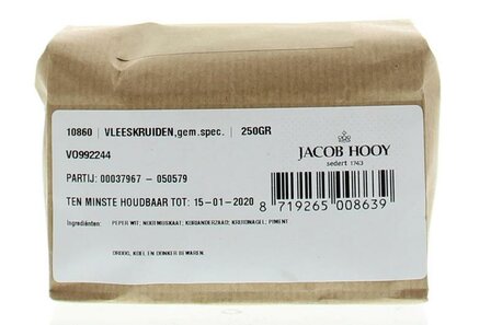 Vleeskruiden Jacob Hooy 250g