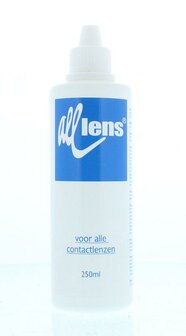 Alles-in-een contactlenzenvloeistof - alle lenzen All Lens 250ml