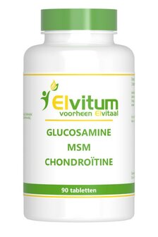 Glucosamine MSM chondroitine Elvitaal/elvitum 90st