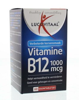 Vitamine B12 1000mcg Lucovitaal 60tb