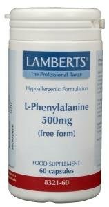 L-Phenylalanine 500mg Lamberts 60ca