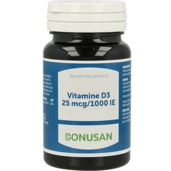 Vitamine D3 25mcg/1000IE Bonusan 180sft