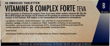 Vitamine B complex forte Teva 30tb