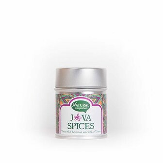 Java spices blikje natural spices bio Nat Temptation 55g