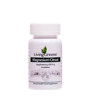 Magnesium citraat 400mg Livinggreens 60tb