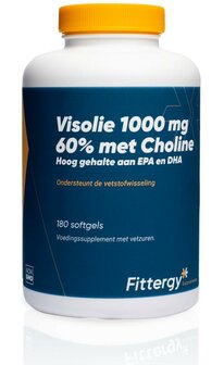 Visolie 1000mg 60% met choline Fittergy 180sft
