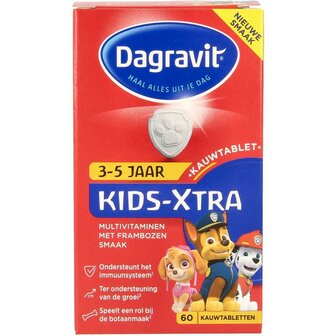 Multi kids framboos 3-5 jaar Dagravit 60kt