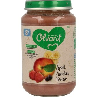 Appel aardbei banaan 8M56 Olvarit 200g