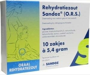 Rehydratatiezout sachet 5.4 gram SAN Sandoz 10st