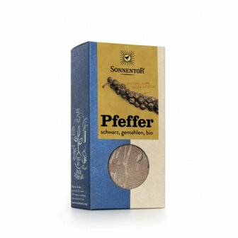 Peper zwart gemalen bio Sonnentor 50g