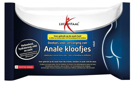 Anale kloofjes doekjes Lucovitaal 25st