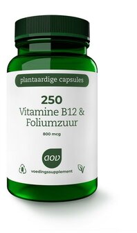 250 Vitamine B12 &amp; foliumzuur AOV 60vc