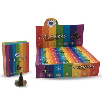 Kegelwierook 7 chakra Green Tree 10st