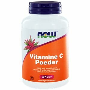 Vitamine C poeder ascorbinezuur NOW 227g