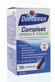 Compleet omega 3 vis Davitamon 70ca