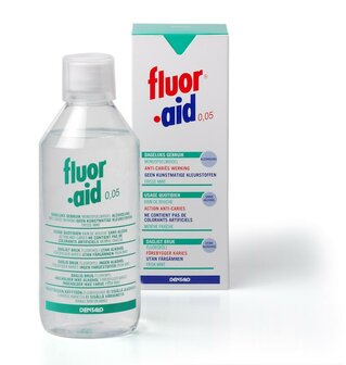 Mondspoelmiddel 0.05 Fluor Aid 500ml