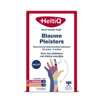 Detecteerbare pleisters blauw Heltiq 25st