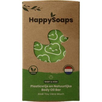Baby &amp; kids body oil bar aloe you very much Happysoaps 60g