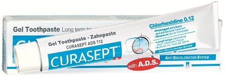 ADS Gel-tandpasta - 0,12% chloorhexidine Curasept 75ml