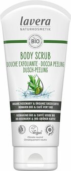 Body scrub/douche exfoliante bio EN-FR-IT-DE Lavera 200ml