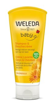 Calendula baby shampoo &amp; douchecreme Weleda 200ml