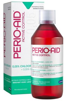 Active Control mondspoelmiddel 0.05% CHX Perio Aid 500ml