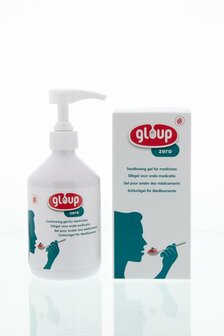 Zero medicatie inname gel framboos Gloup 500ml