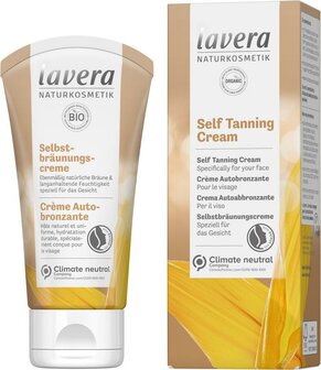 Zelfbruiner creme/self tanning cream bio Lavera 50ml